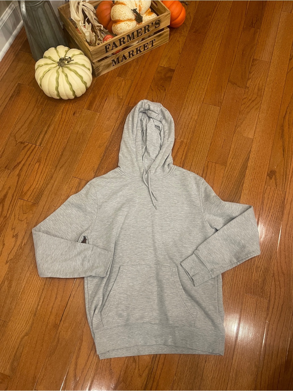 Primark Women's Heather Gray Hoodie Pullover Sweatshirt Medium